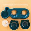 New Pet Anti-Slip Slanted Mouth Cat Bowl Home Style Automatic Drinking Bowl Protects Cervical Spine