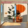 2D FLAT PRINTING 2pcs Curtains (Without Rod) Geometric Shapes and Lines New Year Holiday Curtains Versatile Durable Polyester