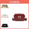 Chic Korean Style Small Square Bag For Women With Elegant Bow And Trendy Colors