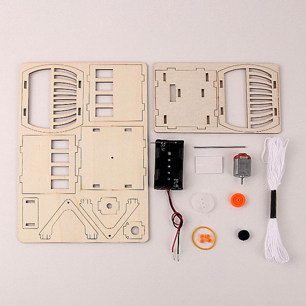 DIY Wooden Science Experiment Model Kits Stem Sightseeing Cable Car Educational Toys for Teens