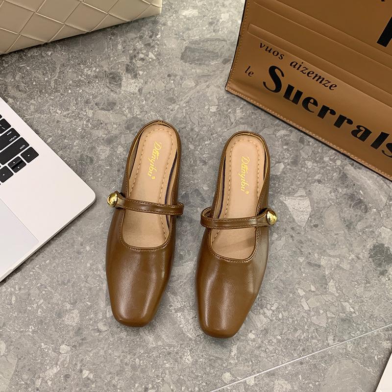 Baotou slippers women's summer new versatile soft bottom comfortable gentle cool slippers women