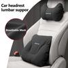 ECLD4 Car Seat Headrest Waist Support Cushion Universal For Mercedes Benz AMG W202 W212 W213 W220 W221 W222 C180 C200 C260