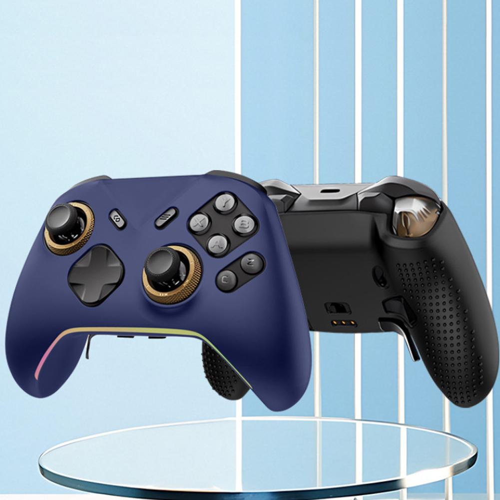 For Flydigi Vader 5 Pro Gaming Controller Shell Soft Silicone Non-Slip Anti-Scratch Protective Cover + 4 Thumbstick Caps Kit