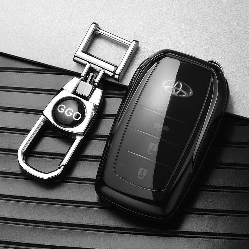 Transparent Toyota Keychains for Camry, RAV4, Crown, and Corolla Cars