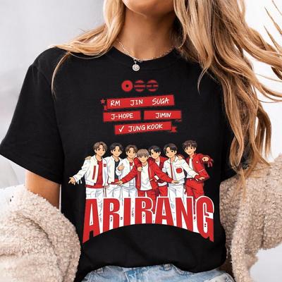 Arirang World Tour 2026 Kpop Shirt, Bangtan 2026 Concert Tee, Merch Gift for Kpop Fan Army Fan Gift, Army Outfit, K-pop Band