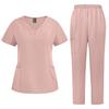 Customized Unisex Hospital Nursing Uniforms Beauty Dental Salon Work Clothes Stretchy Suit Medical Uniform Women Men Scrub Sets