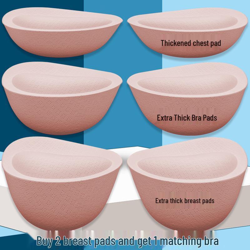 8cm Thick Manga Chest Fake Breast Sports Bra with Detachable Pad