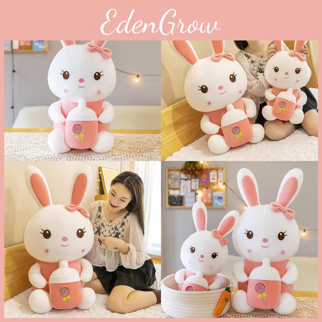 Rabbit Baby Bottle Plush Toy Cute Cartoon Child Girl Sleeping Gift Companion