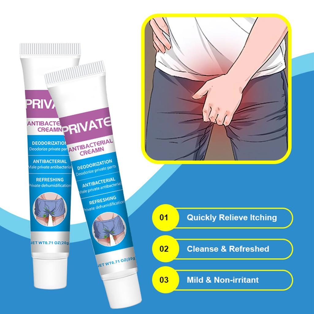 Men's Skin Soothing Itch Ointment, Rash & Itch, Dry Skin Moisturizer, Natural Foot & Body Balm, 20g