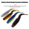 Supercontinent Worm Bait Soft Bait Tanta 5.5Cm Fishing Lures Smell With Salts Soft Silicone Fishing Lure
