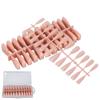 240pcs False Nail Tips Set Ultra Long Full Cover Artificial Nail Art Supplies for Nail Salon Milk Coffee Color