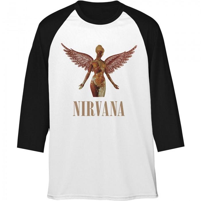 Nirvana Unisex dospělý trojúhelník v tričku Utero Raglan