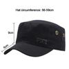 Outdoor Adjustable Women Men Summer Sunscreen Cadet Hat Flat Top Caps Bone Cap Men  Cap