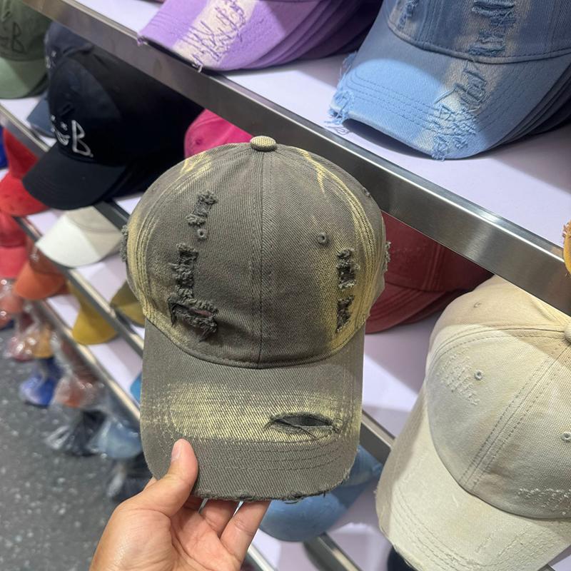 2024 New Adult Vintage Baseball Cap girls personality washed Peaked Cap male and female couples outdoor shopping Sunscreen Hat