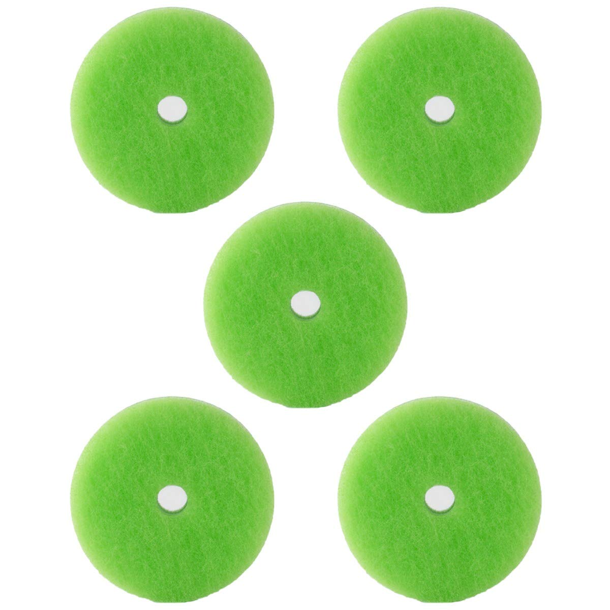 Marna POCO Kitchen Sponge Refills suction Pack of 5 (without cups), Green, K095G, зелёный