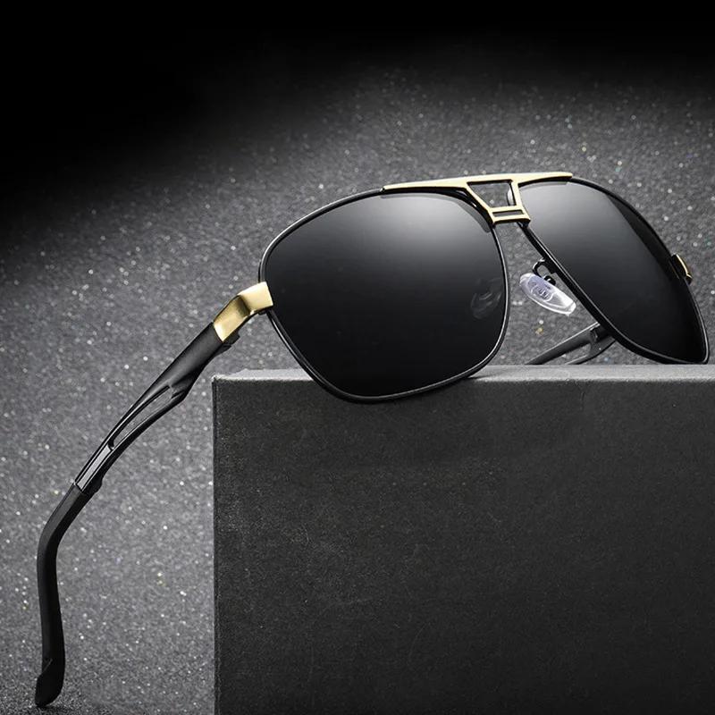 New Men Polarized Photochromic Sunglasses UV400 Protection All-Day Driving Sun Glasses for Day and Night Use