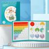  Magnetic Fraction Tiles for Kids Educational Math Resource with Demonstration Book for Homeschool Classroom