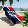 England Football Print Beach Towel, Large Soft Quick Dry Towel for Beach Camping Swimming