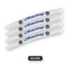 4pcs Aluminum Logo Car Wheel Rim Hub Sticker Car Decoration For VW GTI Polo Golf Passat Tiguan Arteon Touareg Taigo Caddy BCT1