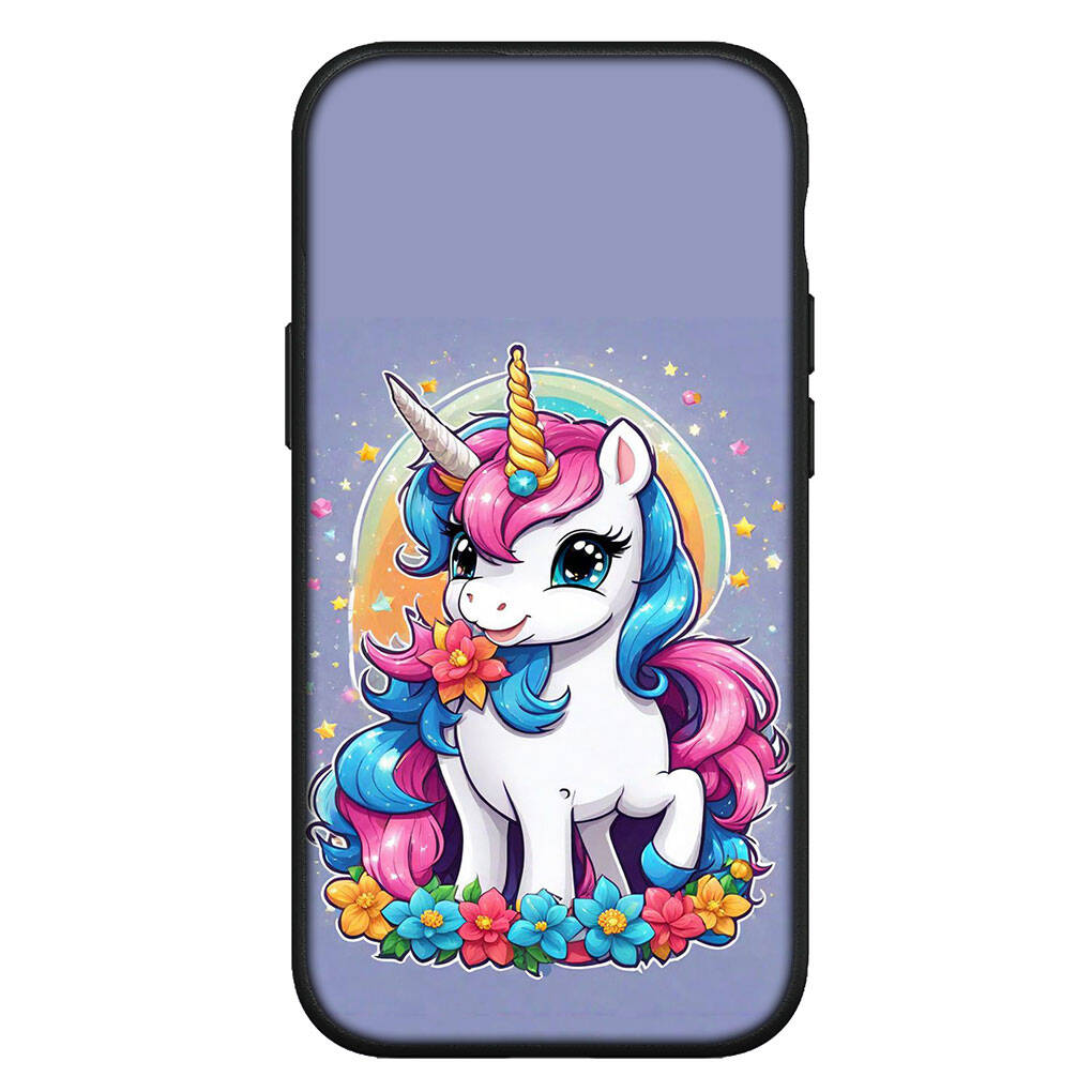 Cover for iPhone 17 16 15 Xiaomi Poco Redmi Note 14 13 12 11 Pro Max 9 16e Samsung Galaxy S25 S24 S23 OPPO Huawei Unicorn Horse Comics Phone Case