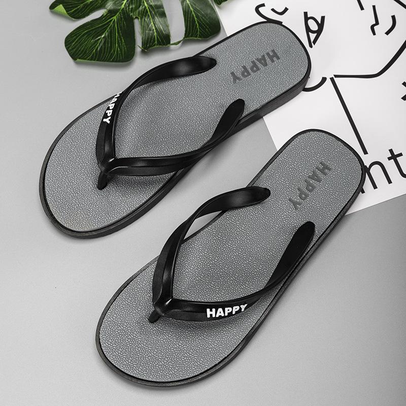 

Новые шлепанцы женские летние плоская подошва щипают ноги однотонные приморские пляжные туфли пара крутые тапочки мужские 44/45