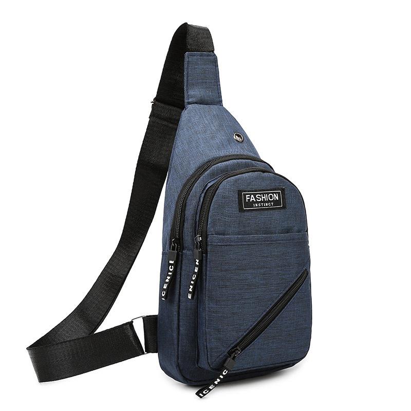 Unisex Chest Bag Simple Storage Bag Lightweight Travel Small Backpack Crossbody Bag Fashion Casual Single Should Bags