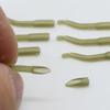 20PCS Accessori per la pesca alla carpa Gancio tubo in gomma per carpa Chod Hair Rigs Linea maniche antigroviglio per attrezzatura per la pesca alla carpa