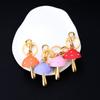 Trend Mushroom Keychain Rhinestones Exquisite Cute Mushroom Pendant Bag Charm Car Keyring Women Bag Pendant Accessories Gift