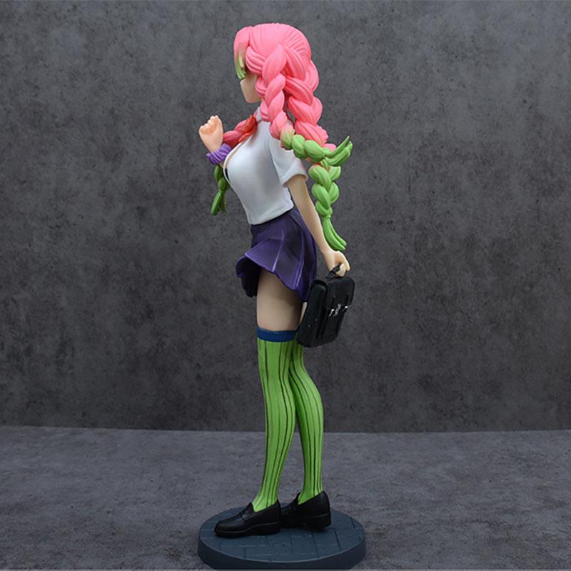 28cm Anime Demon Slayer Model Kanroji Mitsuri GK Statue Toys PVC Figuras Collection Action Figure Ornament Manga Figurine Gift