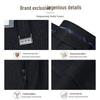 Hengyuanxiang Men's Wool-Blend Business Casual Straight-Leg Trousers