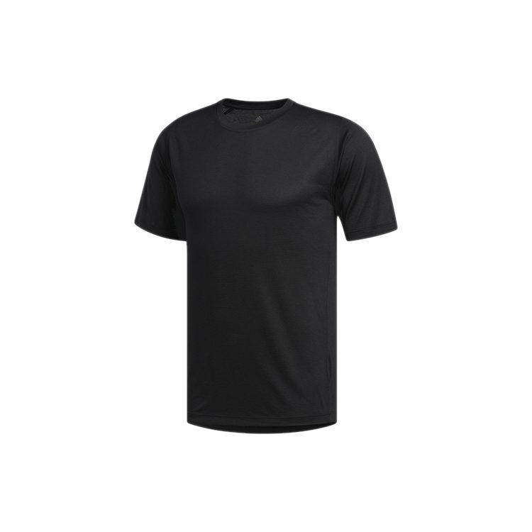 adidas T Shirts Men's Black Crew Neck Moderate Straight Fit DX9505