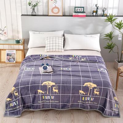 Jin Que Xiang Soft Golden Mink Velvet All-Season Blanket