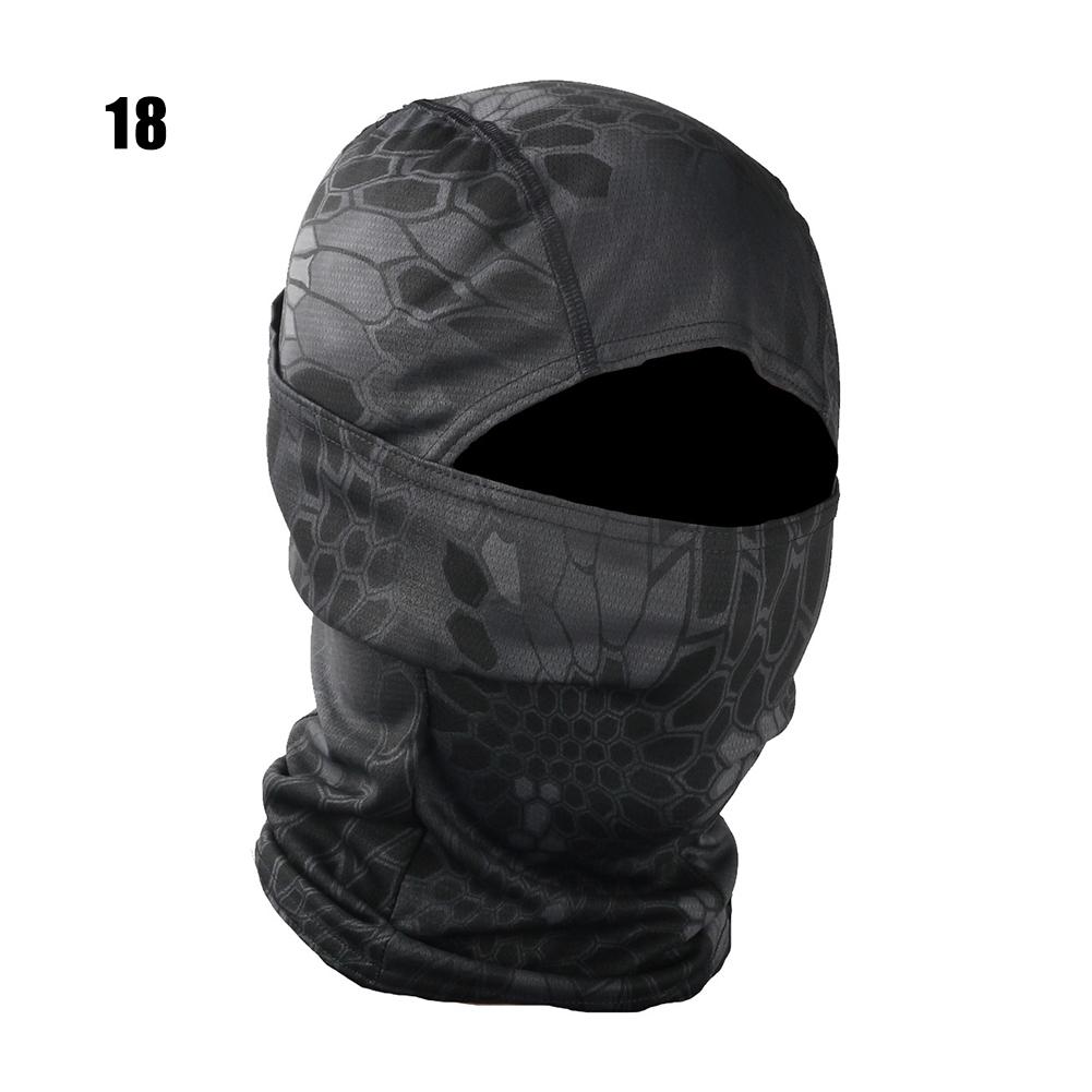 Camouflage Balaclava Full Face Scarf Ski Cycling Full Face Mask Cover Neck Head Warmer Sports Cap Helmet Liner