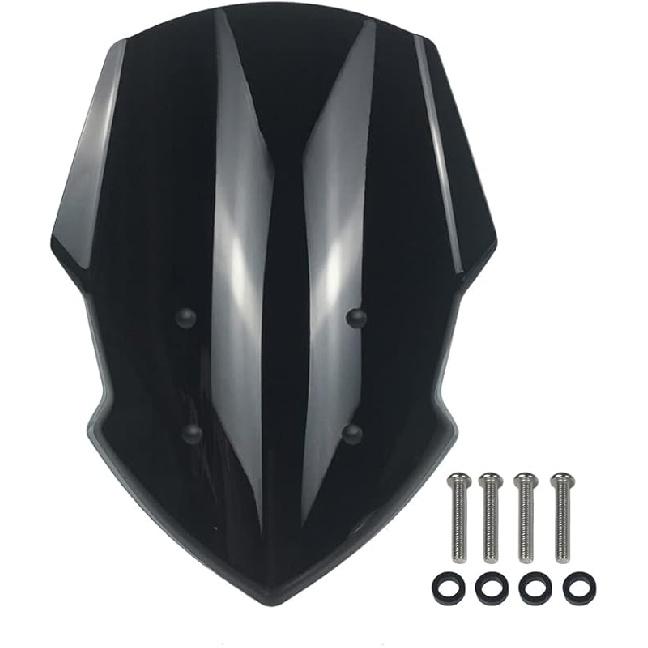 

for MT07 FZ07 Windshield for 2018 2019 2020 Yamaha MT FZ 07 Windscreen Flyscreen Wind Deflector Shield Visor Motorcycle Accessories (Dark Smoke) Dark Smoke