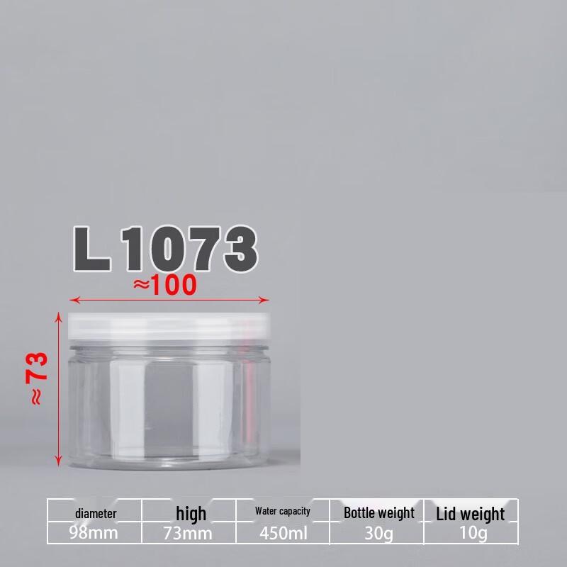 Yunrui Clear Plastic Storage Jar