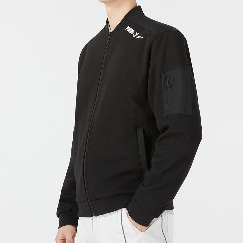 Puma Radical Bomber Jacket Casual Sports Full-Zip Men Jackets Black 849311-01