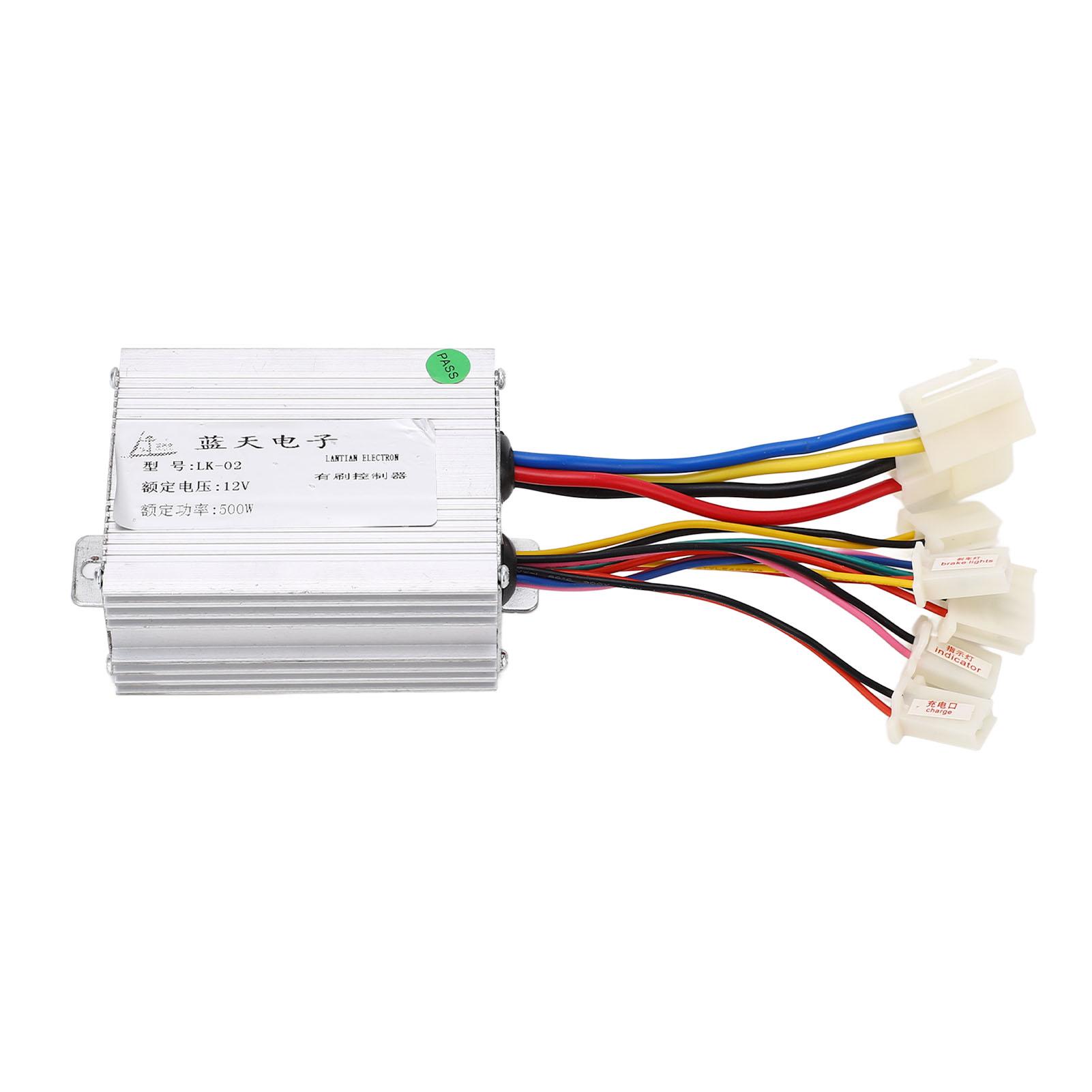 

Контроллер скорости двигателя 12 В 500 Вт, ручка газа с замком и ключами для переоборудования электрического велосипеда или скутера