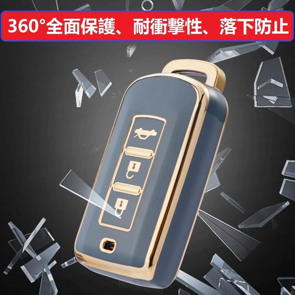 ZANEKO Key Case Fit Outlander PHEV ek Smart Key Case Delica D5 Space ek