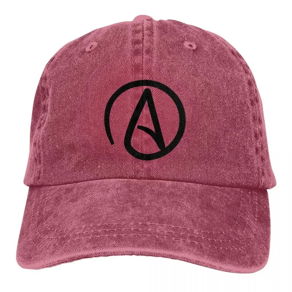 Atheist Atheism Baseball Cap Religious Belief Street Style Men Washed Hip Hop Hats Sunscreen Outdoor Sports Cap Present