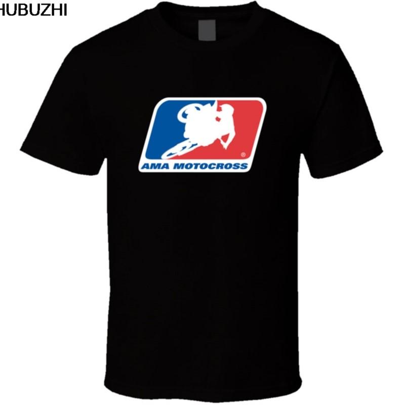 AMA Motocross Biker Racinger Logo Mens Tshirt men cotton tshirts 4XL 5XL euro plus size drop shipping S