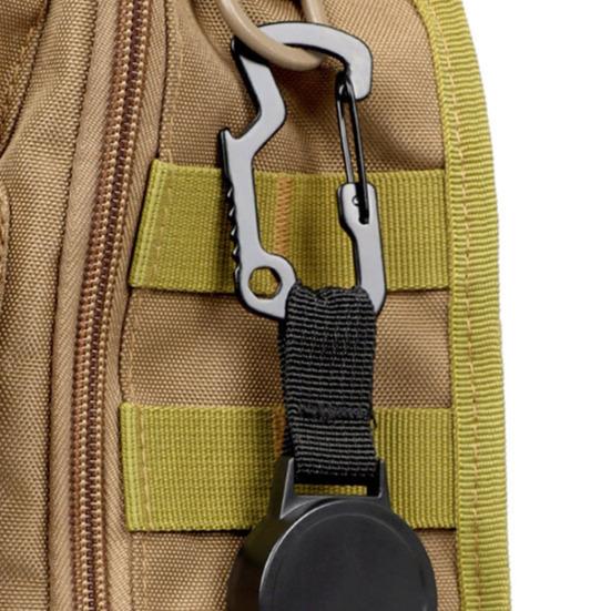 Yousheng Wciągany brelok z karabińczykiem z zamknięciem magnetycznym, klips do identyfikatora, zabezpieczenie przed kradzieżą, mocowanie klipsa do paska, smycze do telefonu