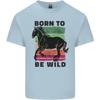 Geboren um wild zu sein Reiten Reitsport Kinder T-Shirt Kinder