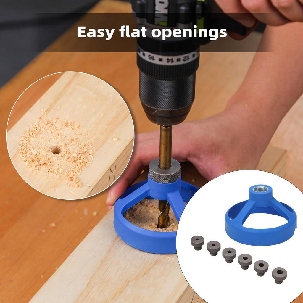 Drill Guide Punch Locating Chuck, Vertical Hole Punch--Drill Guide, High Precision for Straight