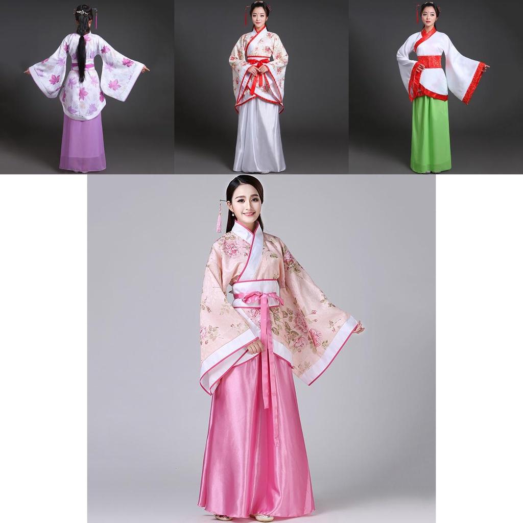 Breathtaking Tang Dynasty Dress For Women With Perfect Stitches In Vibrant Colors