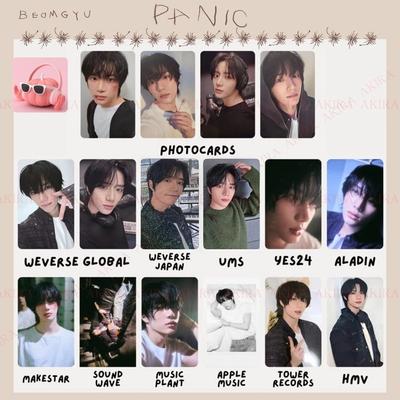 TXT TOMORROW X TOGETHER BEOMGYU'nun Mixtape PANIC ALBÜMÜ & POB FOTOĞRAF KARTI RESMİ