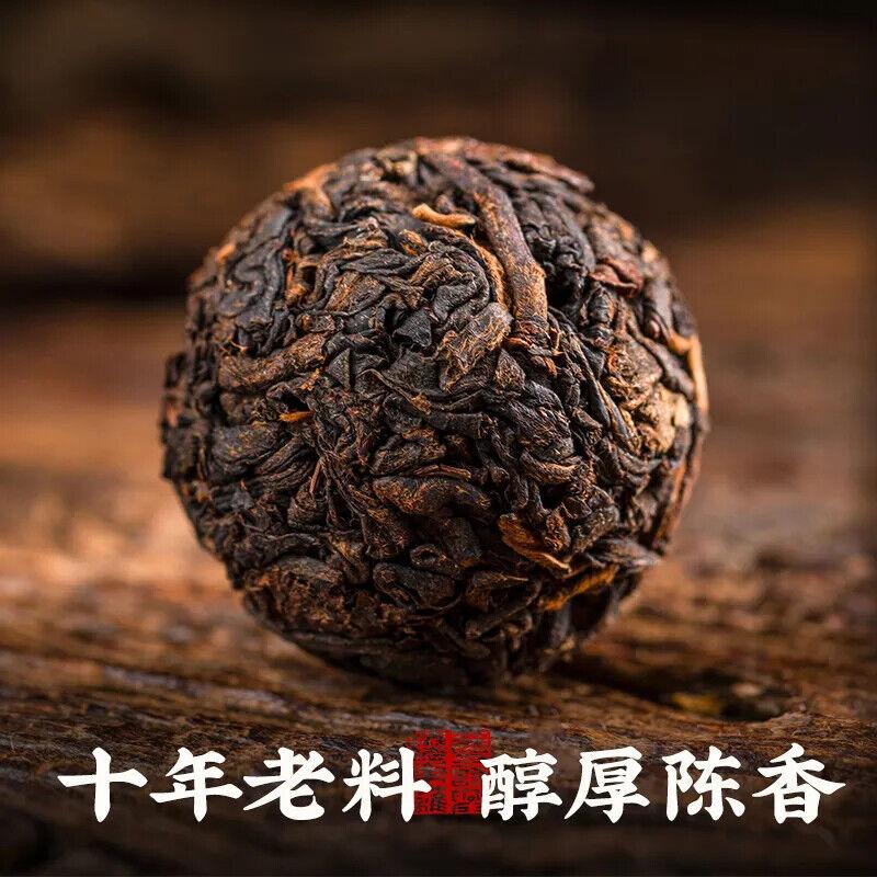 Lao Banzhang Puerh Tea Ripe Tea Dragon Pearl Ten Years Old Tree Tea 500g