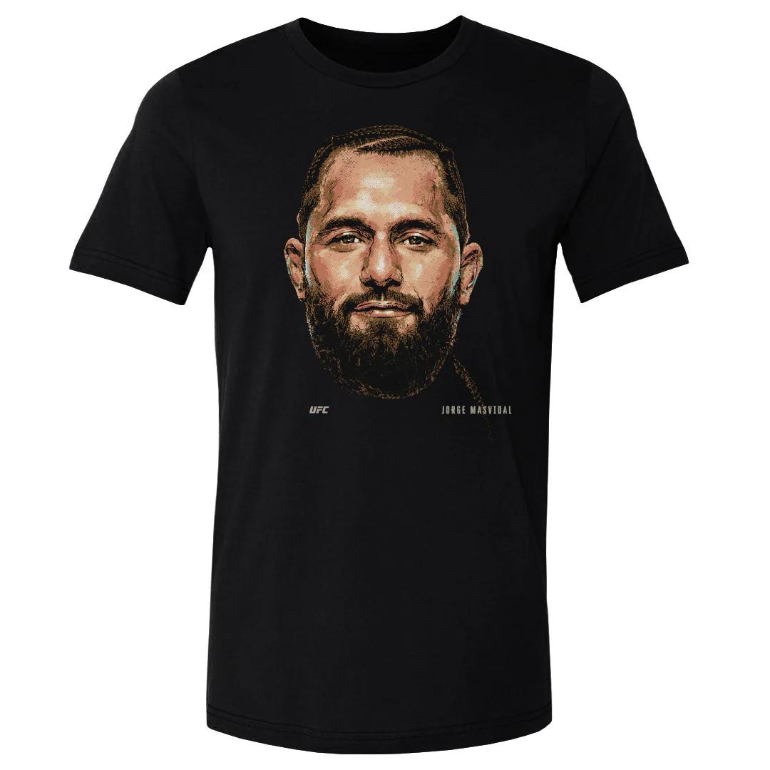 

2026 Summer UFC Jorge Masvidal Fighting Graphic Tshirt Women Sports Cotton Short Sleeve Loose Leisure Fitness Shirt Unisex 4XL