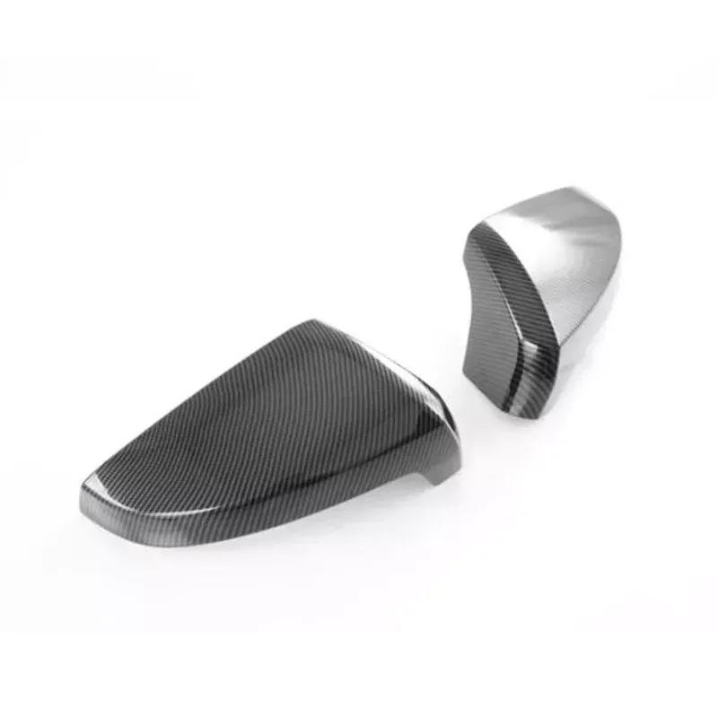 For Isuzu D-Max Dmax -2024 Car Sticker Rearview Side Mirror Cover Wing Cap Exterior Door Rear View Case Trim Carbon Fiber