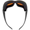 Global Vision Outfitter Motorcycle Riding Safety Matte Black Driving Mirror ANSI Sunglasses, Frame, Lens, Z87.1+