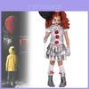 Halloween It Clown Role Playing Costume Set Children Dress For Role Play